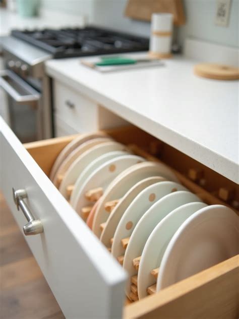 How To Store Plates Vertically