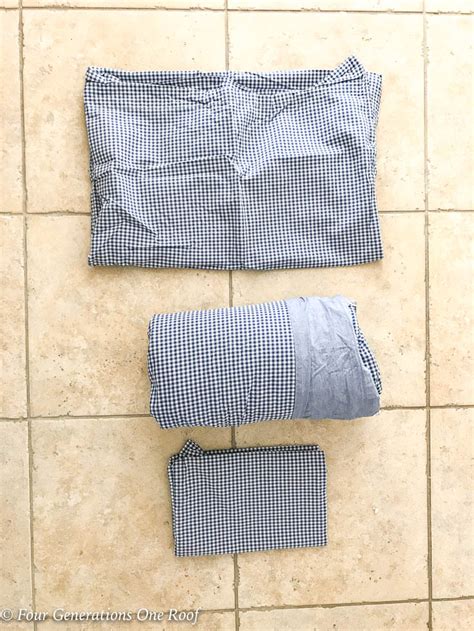 How To Store Sheets In A Pillowcase