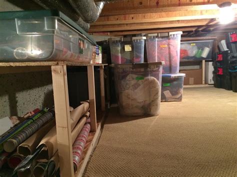How To Store Stuff In Crawl Space
