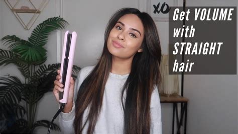 How To Straighten Hair With More Volume