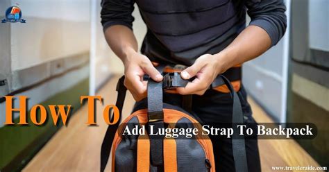How To Strap Backpack