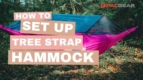 How To Strap Hammock