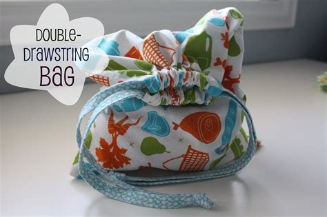 How To String A Double Drawstring Bag