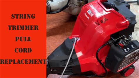 How To String A Pull Cord