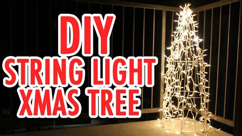 How To String Christmas Lights On Tall Tree