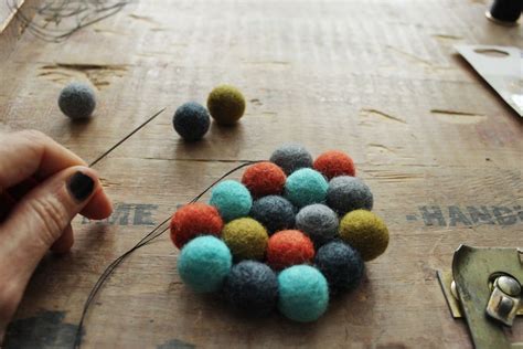 How To String Felt Balls