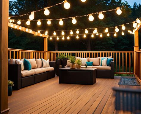 How To String Lights Above Deck