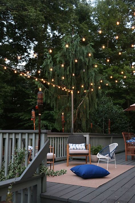 How To String Lights In My Backyard