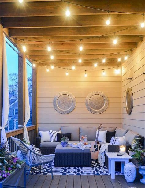 How To String Lights On Front Porch