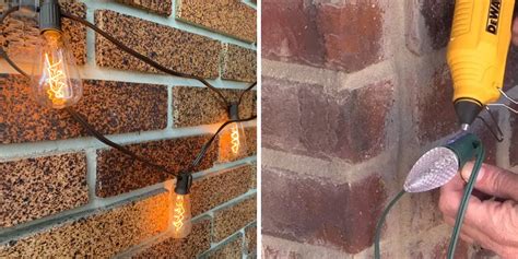 How To String Lights On Stucco
