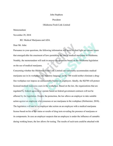 how to structure a case study example