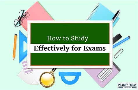 how to study efficiently for exams