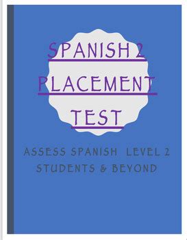 how to study for spanish placement test