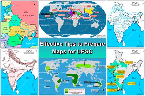 how to study maps for upsc