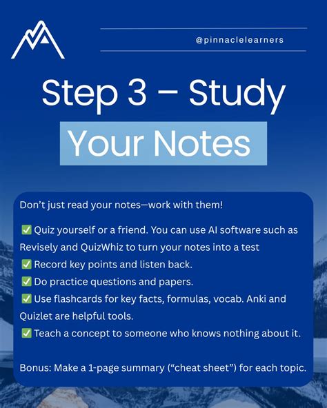 How To Study Your Notes For A Test