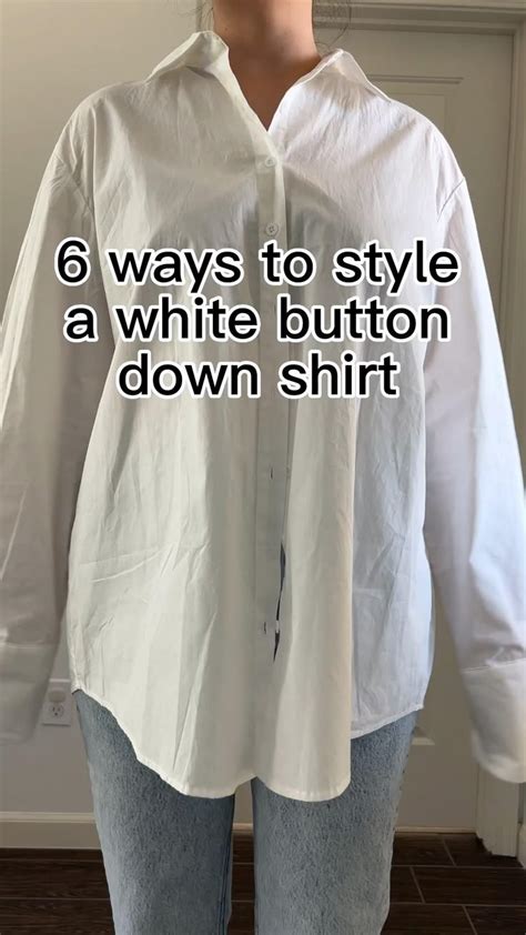 how to style a long sleeve button down