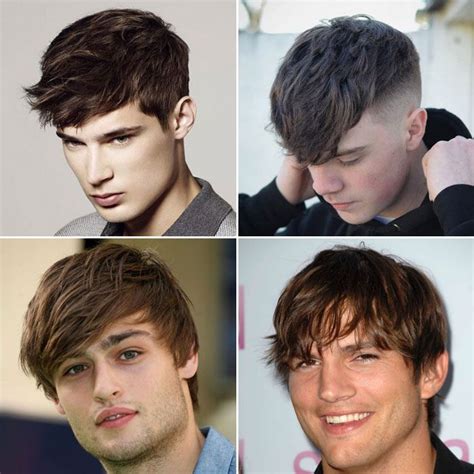 how to style bangs men