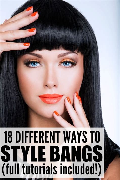 79 Stylish And Chic How To Style Bangs Overnight For Long Hair