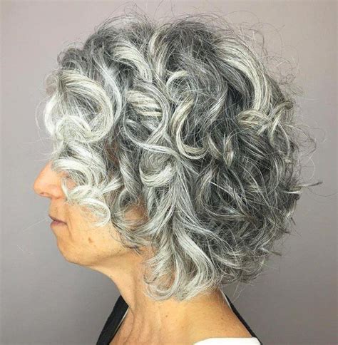 Fresh How To Style Curly Gray Hair Hairstyles Inspiration