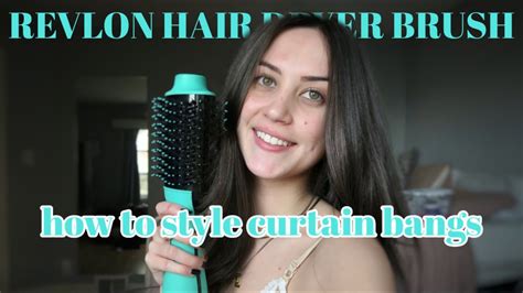 79 Ideas How To Style Curtain Bangs With Revlon Hair Dryer Brush For New Style