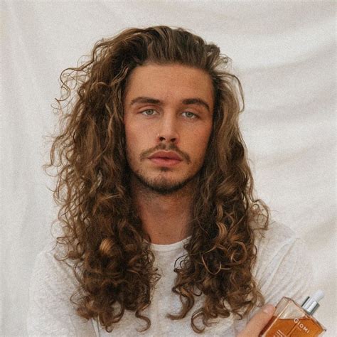This How To Style Long Curly Hair Male With Simple Style