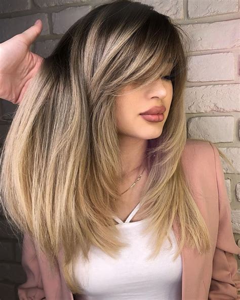 79 Stylish And Chic How To Style Long Layered Hair With Bangs Hairstyles Inspiration