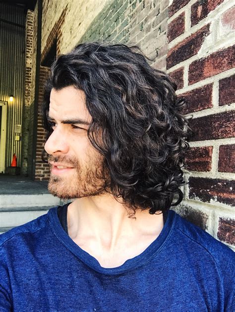 How To Style Men s Long Thick Curly Hair