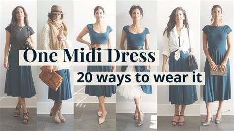 how to style midi shirt dress
