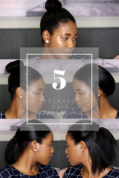 This How To Style Relaxed Hair At Home For Hair Ideas