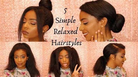 Free How To Style Relaxed Hair Without Heat With Simple Style