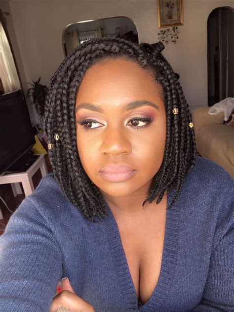 This How To Style Short Box Braids On Pinterest Trend This Years