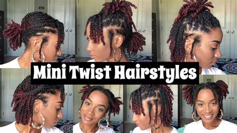 Fresh How To Style Short Mini Twists For Bridesmaids