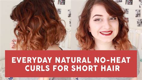  79 Stylish And Chic How To Style Short Wavy Hair Without Heat For Short Hair