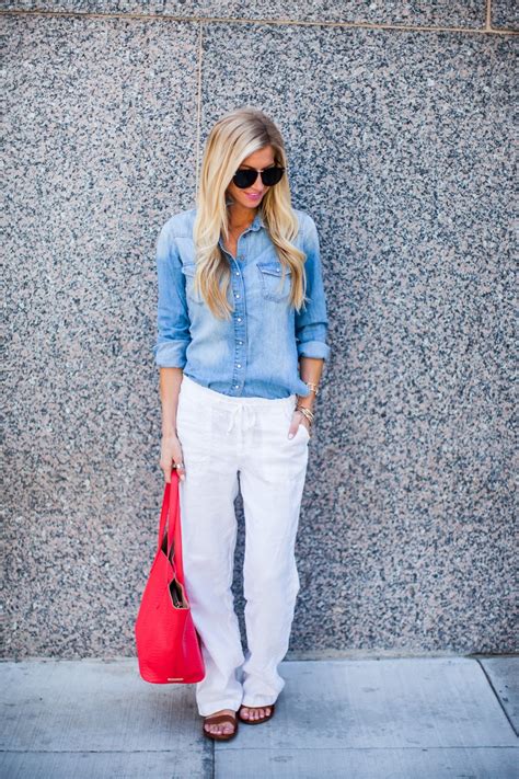 How To Style Ladies White Pants 2022