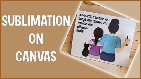 How To Sublimate On Canvas Frame