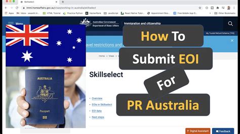 how to submit eoi australia
