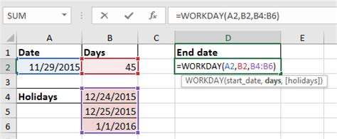how to subtract days from a date in excel excluding weekends