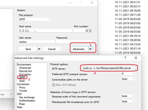 how to sudo root in winscp