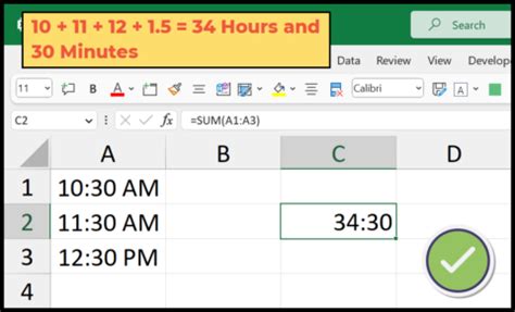 how to sum hours and minutes in excel automatically