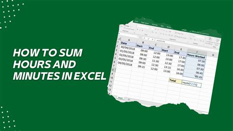 how to sum hours and minutes in excel pivot table
