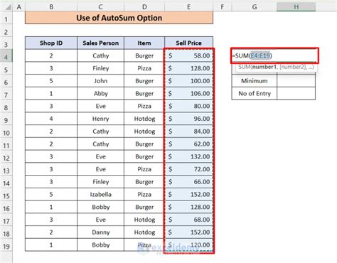 how to summarize data from different sheets in excel