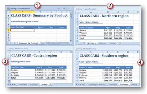 how to summarize data from multiple sheets in excel