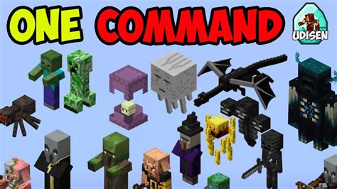 How To Summon Multiple Mobs In Minecraft Using Summon