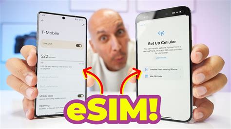 how to switch android to iphone esim