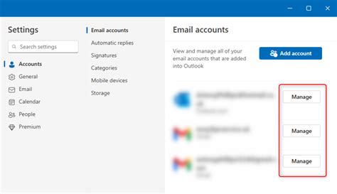 how to switch email accounts in outlook