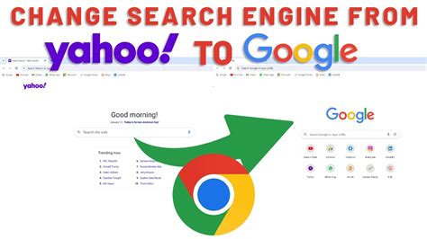 how to switch my search engine from yahoo to google