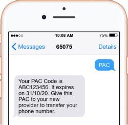 how to switch number with pac code