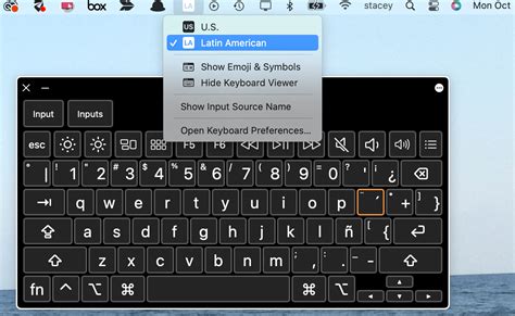 how to switch screen with keyboard on mac