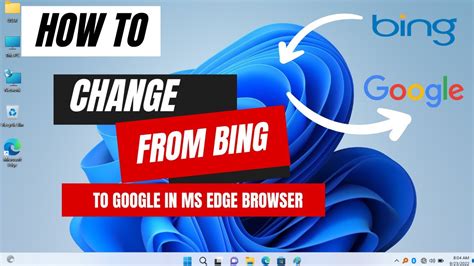 how to switch search engine from bing to google