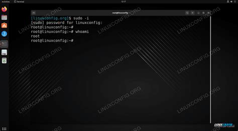how to switch to root user in linux terminal